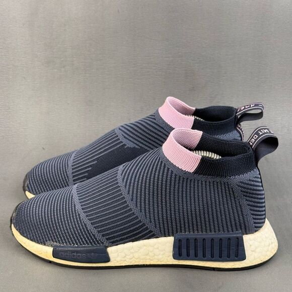 Adidas NMD CS1 Primeknit Mid Legend Ink Navy Lilac Women’s Size 7.5 - Picture 3 of 8